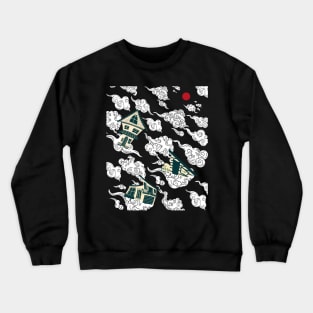 Houses on clouds Crewneck Sweatshirt